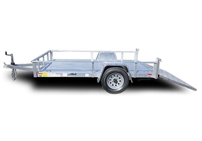 Open Aluminum Utility Trailer Exterior Image